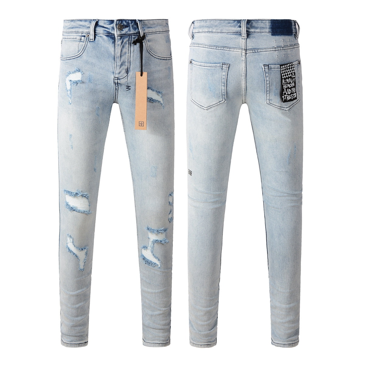 Vaqueros Ksubi Jeans azul claro con corte sencillo y limpio 3001