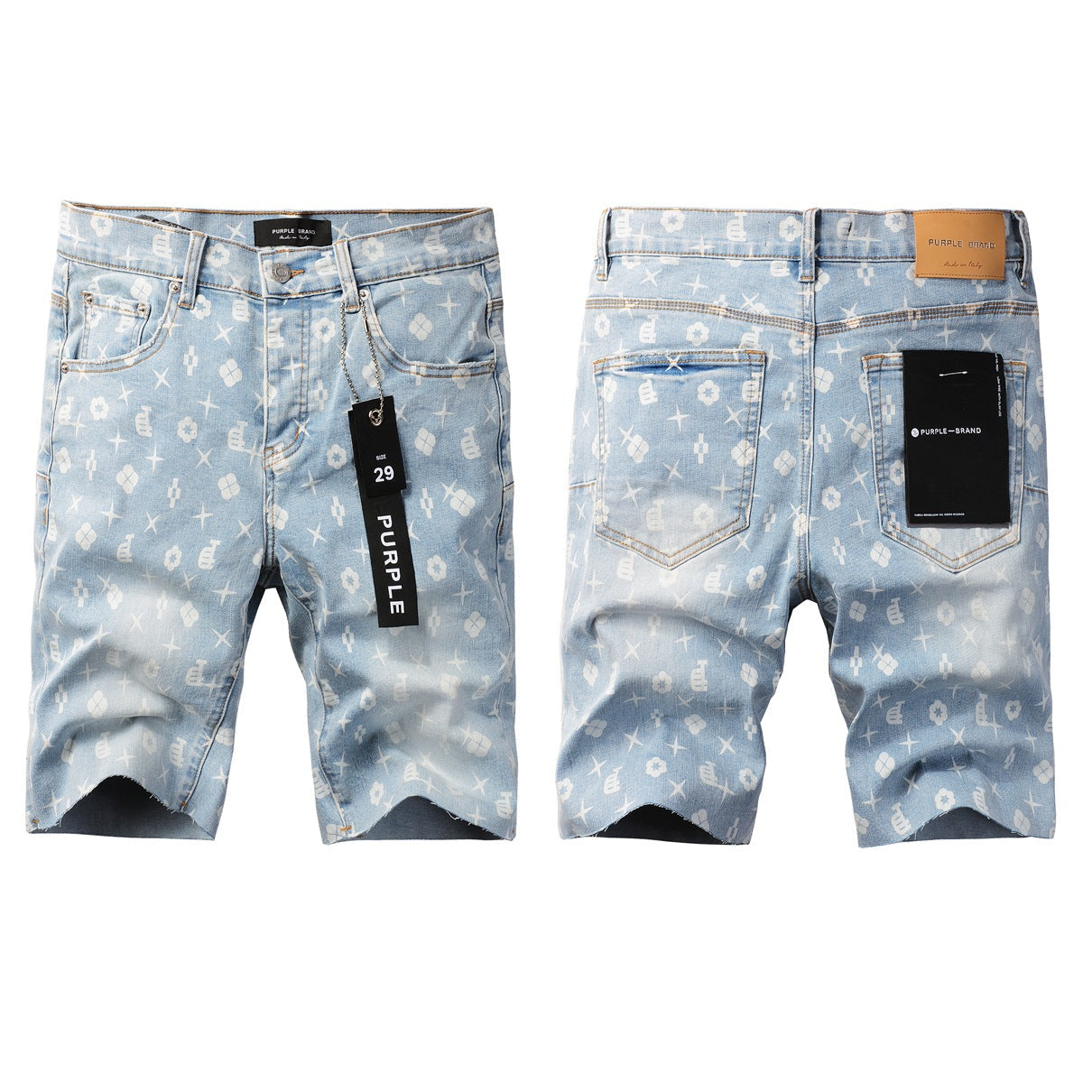 Short en jean bleu High Street 5089 avec un style moderne et un design unique