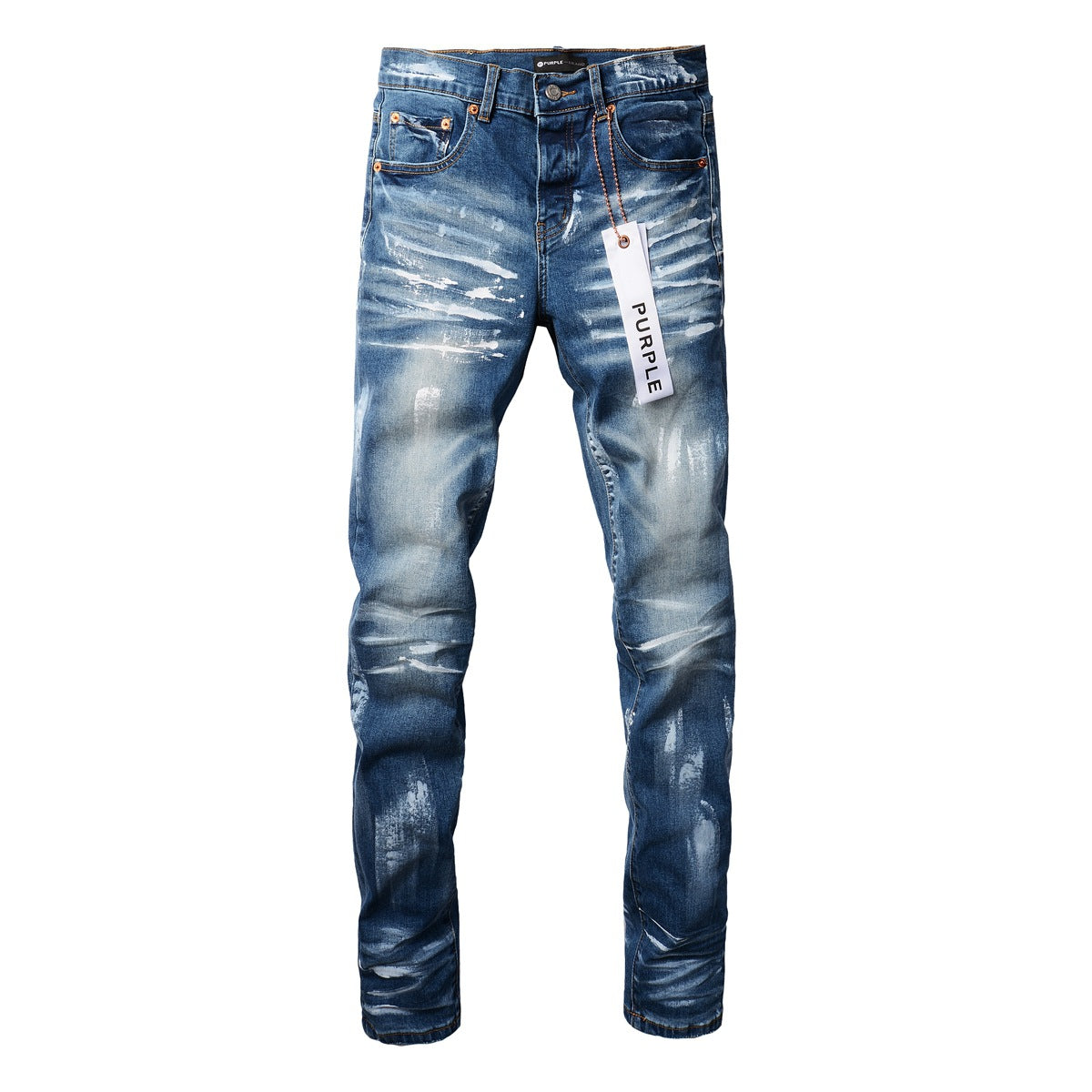 Jeans Homme Jeans Homme Pantalon Designer Noir Skinny Autocollants Délavé Clair Déchiré Moto (9062-9051)