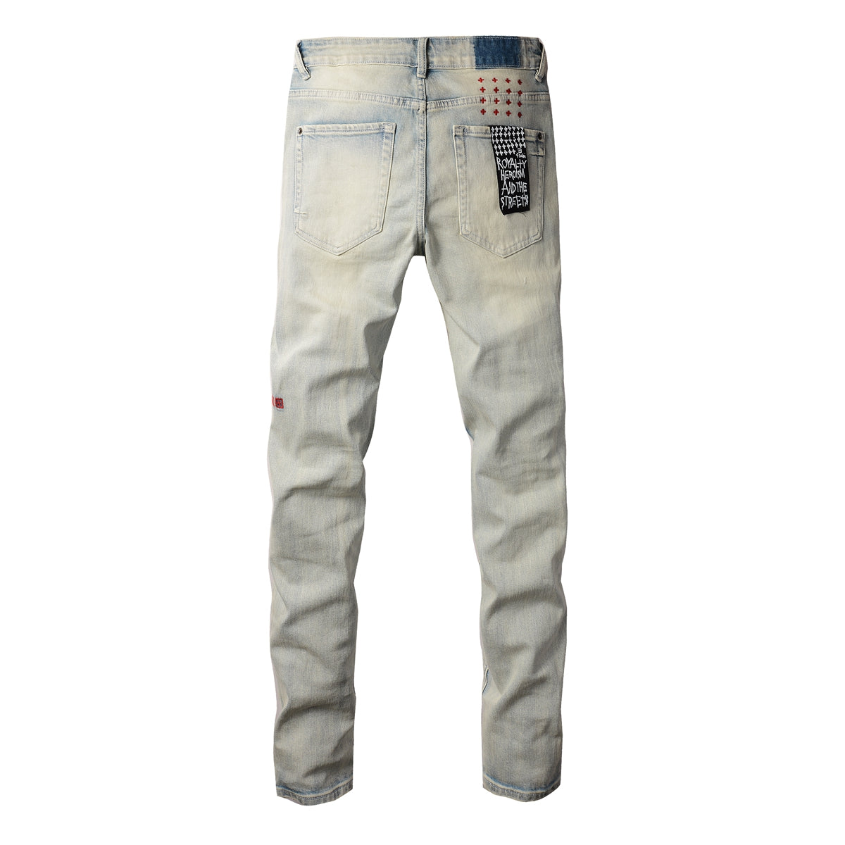 Jean Slim Fit avec détails délavés 3017