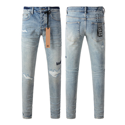Denim azul clásico con un aspecto elegante y minimalista 3024 