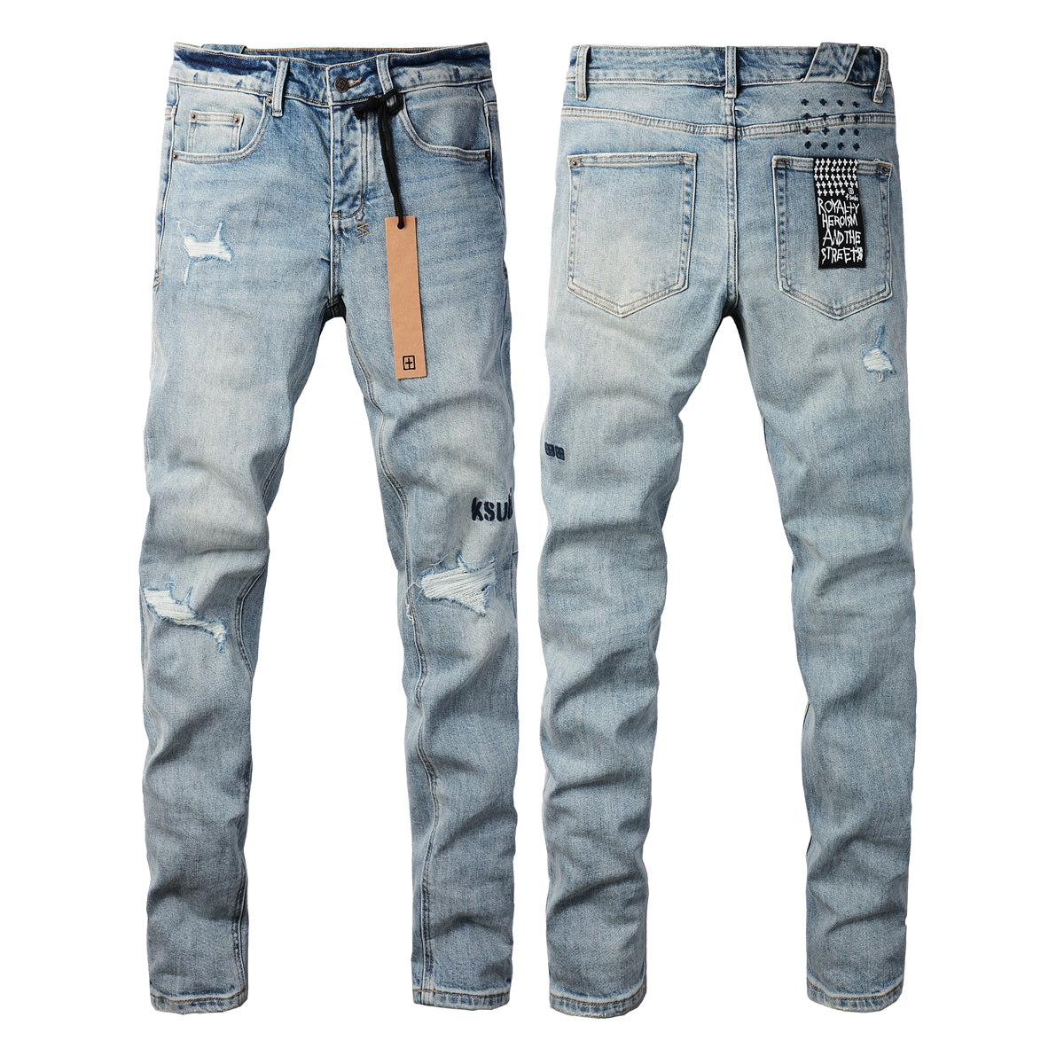 Denim azul clásico con un aspecto elegante y minimalista 3024 
