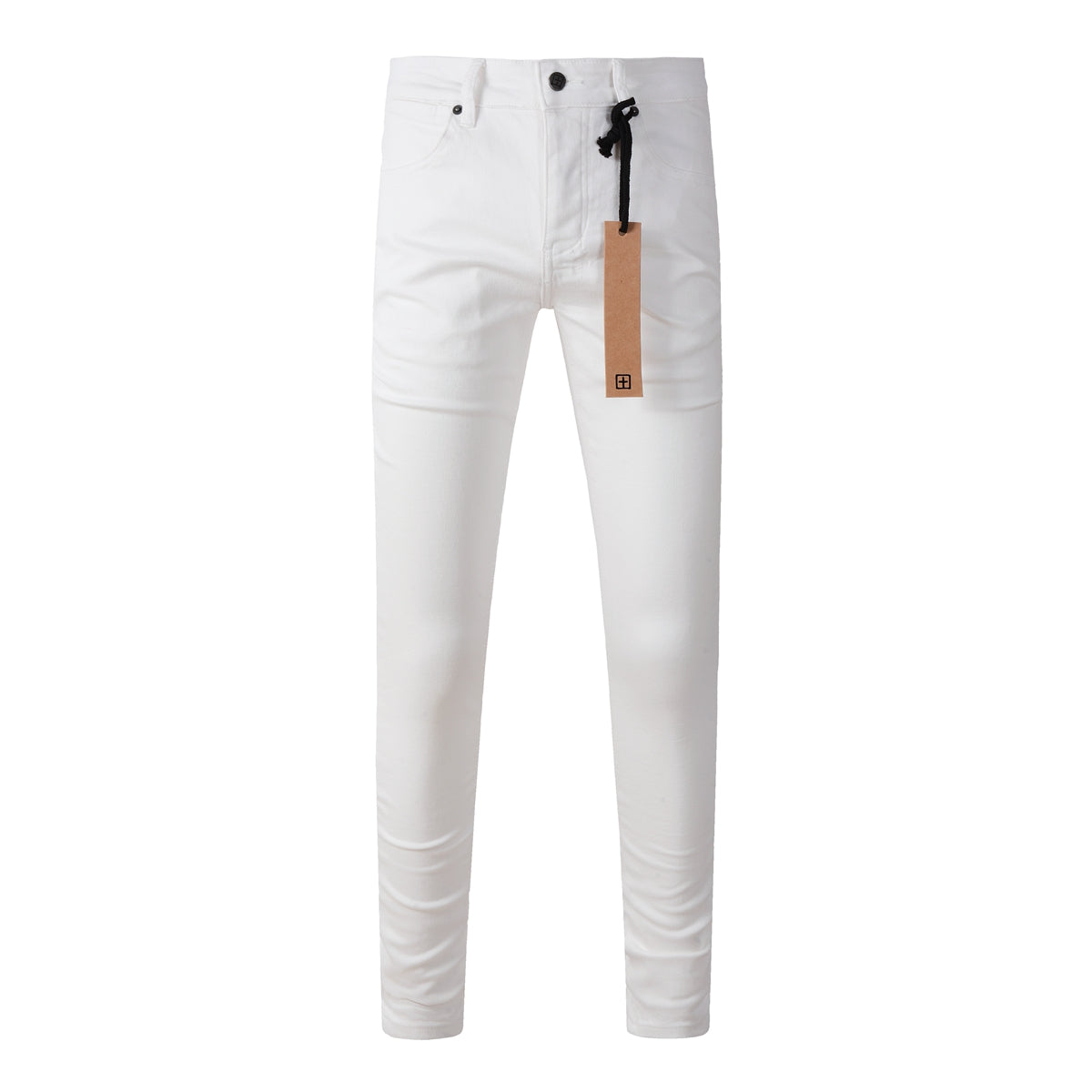 Denim blanc sans effort avec un design simple et élégant 3026 