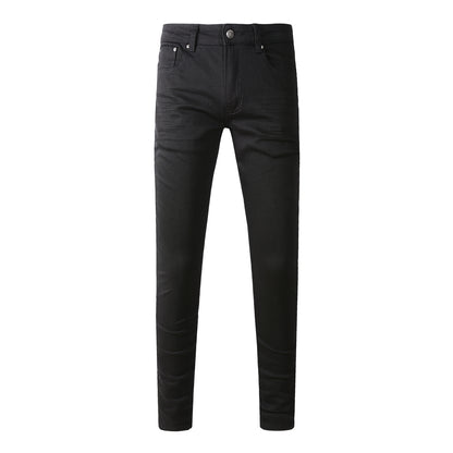Jean skinny pour homme, coupe slim, style motard, hip-hop, rock, jogging, grande taille, Moto 800 