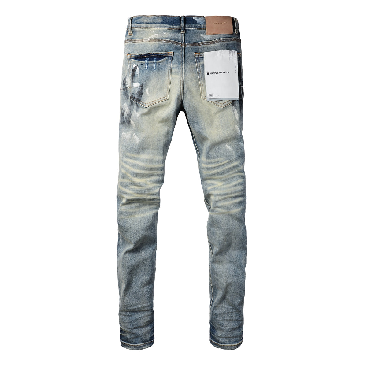Jean streetwear classique pour homme, coupe skinny bleu vieilli, 9037 