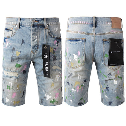 Shorts vaqueros azules 5066 con un aspecto clásico y elegante 
